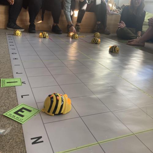 Arbeitsfläche Bee-Bots